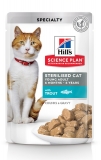 Hill's Science Plan Sterilised Cat влажный корм для кошек и котят от 6 месяцев с форелью 85 г пауч