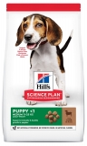 Hill's Science Plan Сухой корм для щенков средних пород для поддержания сильного иммунитета, с ягненком и рисом 2.5 кг