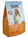 Karmy Hair&Skin корм для кошек, поддерживающих здоровье кожи шерсти лосось 0.4кг