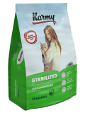 Karmy Sterilized корм для стерилизованных кошек и кастрированных котов индейка 0.4кг