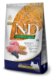 Farmina N&D Ancestral Grain Корм для взрослых собак мелких и карликовых пород с низким содержанием зерна Ягненок с Черникой 0,8 кг
