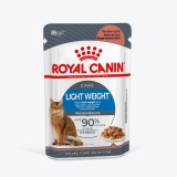 Корм консервированный полнорационный для взрослых кошек - Рекомендуется для профилактики избыточного веса LIGHT WEIGHT CARE , мелкие кусочки в соусе, пауч 85г