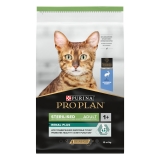 Pro Plan Сухой корм для взрослых стерилизованных кошек и кастрированных котов, с кроликом 3 кг