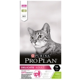 Pro Plan Delicate Сухой корм для взрослых кошек с чувствительным пищеварением или с особыми предпочтениями в еде, с высоким содержанием ягненка 10 кг