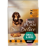 Pro Plan Duo Delice Сухой корм для взрослых собак мелких и карликовых пород, с высоким содержанием лосося 2,5 кг