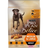 Pro Plan Duo Delice Сухой корм  для взрослых собак средних и крупных пород, с высоким содержанием лосося 2,5 кг