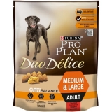 Pro Plan Duo Delice Сухой корм для взрослых собак средних и крупных пород, с высоким содержанием говядины 700 г