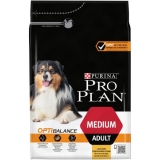 Pro Plan Opti Balance Сухой корм для собак средних пород с высоким содержанием курицы 3 кг