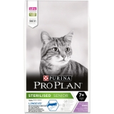 Pro Plan Сухой корм для стерилизованных кошек старше 7 лет, с высоким содержанием индейки 10 кг