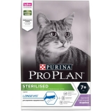 Pro Plan Сухой корм для стерилизованных кошек старше 7 лет, с высоким содержанием индейки 3 кг