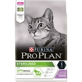Pro Plan Сухой корм  для стерилизованных кошек и кастрированных котов, с высоким содержанием индейки 3 кг