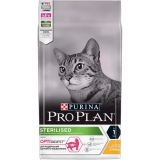 Pro Plan Сухой корм для стерилизованных кошек и кастрированных котов старше 1 года, с высоким содержанием курицы 1,5 кг
