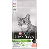 Pro Plan Сухой корм  для взрослых стерилизованных кошек и кастрированных котов, с высоким содержанием лосося 10 кг