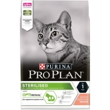 Pro Plan Сухой корм  для взрослых стерилизованных кошек и кастрированных котов, с высоким содержанием лосося 3 кг