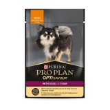 Pro Plan Влажный корм для взрослых собак мелких и карликовых пород, с уткой в соусе 85 г