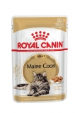 Royal Canin Maine Coon Adult Корм консервированный для взрослых кошек породы Мэйн Кун, соус, пауч 85г