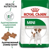 Royal Canin Mini Adult Корм сухой для взрослых собак мелких размеров от 10 месяцев 2кг