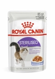 Royal Canin Sterilised Корм консервированный для взрослых кошек в желе, пауч 85г