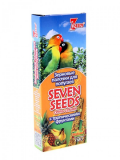 SEVEN SEEDS Лакомство палочки для попугаев Тропические фрукты 3шт 90г