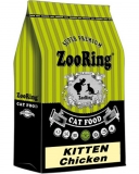 ZooRing KITTEN Chicken сухой корм для котят Цыплёнок с гемоглобином 10кг