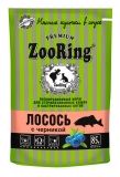 Zooring консервированный корм для стерилизованных кошек и кастрированных котов Лосось с черникой, пауч 85г