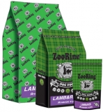 ZooRing Lamb&Rice Корм для взрослых собак средних и крупных пород, склонных к аллергии, страдающих плохим пищеварением Ягненок и рис 20кг