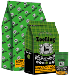 ZooRing Mini Adult Dog сухой корм для собак Индейка и рис с глюкозамином и хондроитином 10кг