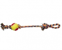 Веревка цветная с мячом 43см Triol