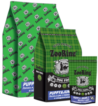 ZooRing Puppy&Junior 2 Сухой корм для щенков Лосось и рис с глюкозамином и хондроитином 2кг